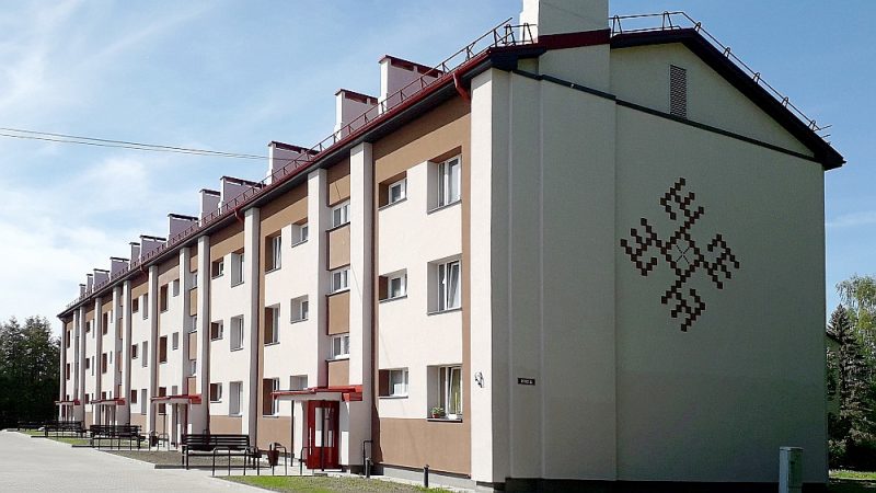 Daudzdzīvokļu māja “Pūre 22” – vienīgā energoefektīvi atjaunotā māja Tukuma novadā.
