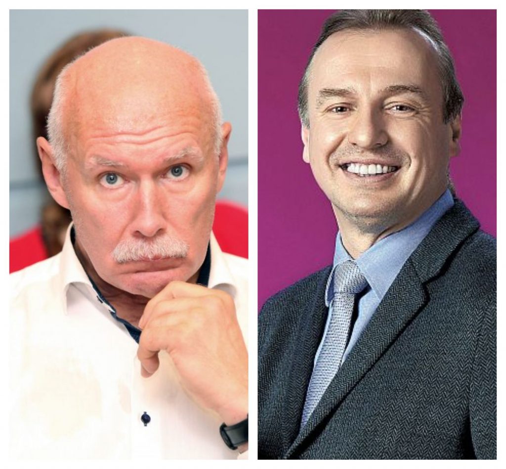 Ārsts Pēteris Apinis un kardiologs Andrejs Ērglis.