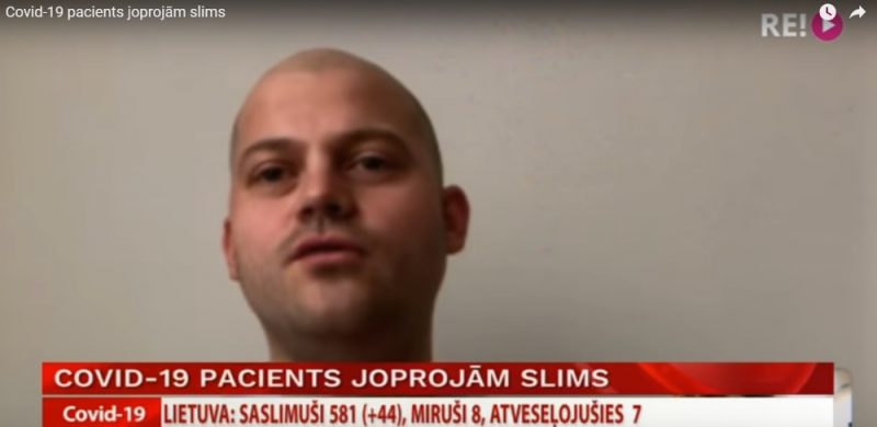 Mārtiņš Jēkabsons stāsta, kā notiek ārstēšanās process no Covid-19.