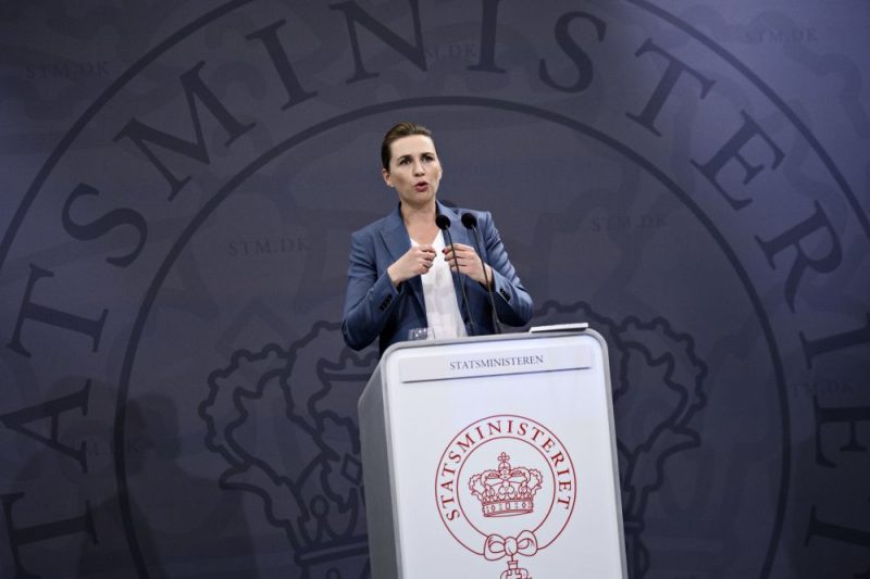 Dānijas premjerministre Mete Frederiksena