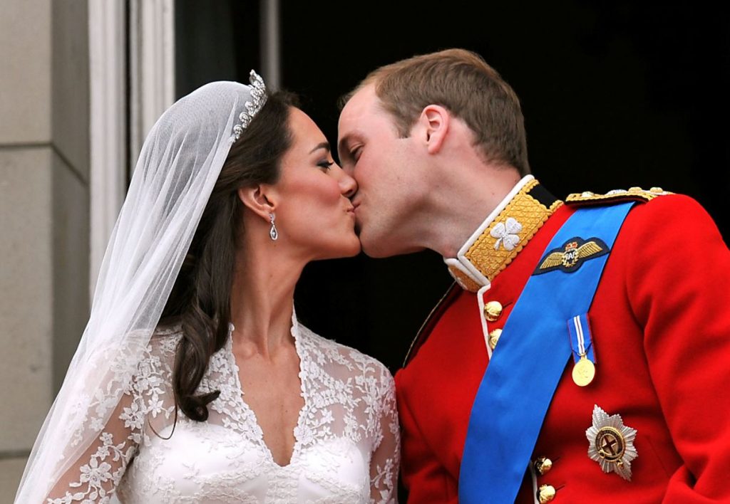Princis Viljams un Keita Midltone savā kāzu dienā, 2011.gada 29.aprīlī.