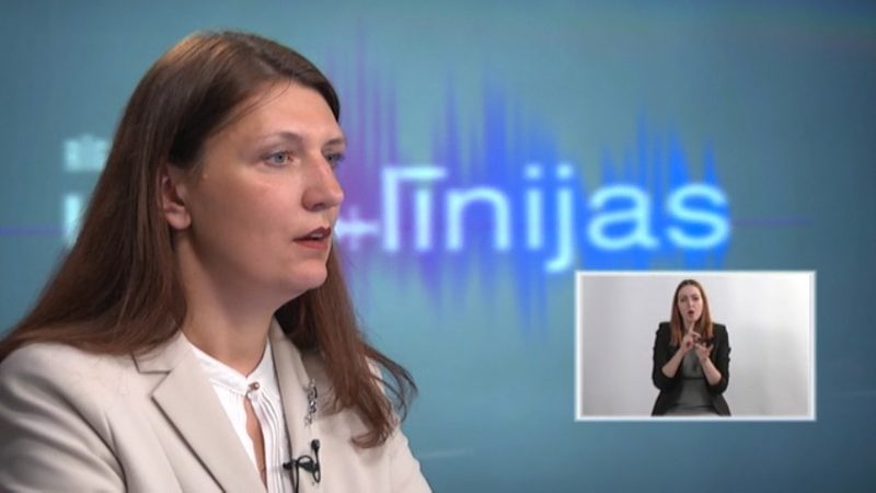 Latvijas Izglītības un zinātnes darbinieku arodbiedrības (LIZDA) priekšsēdētāja Inga Vanaga.
