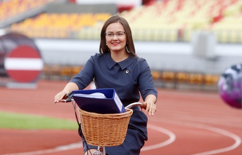 “Jaunās konservatīvās partijas” saraksta līdere Rīgas domes vēlēšanās Linda Ozola ierodas uz preses konferenci, kurā iepazīstina ar partijas programmas prioritātēm Rīgas domes ārkārtas vēlēšanās.