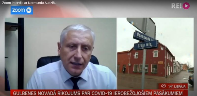 Gulbenes novada domes priekšsēdētājs Normunds Audzišs.