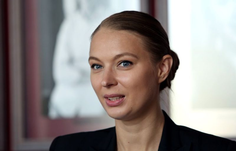 Mihaila Čehova Rīgas Krievu teātra direktore Dana Bjorka.