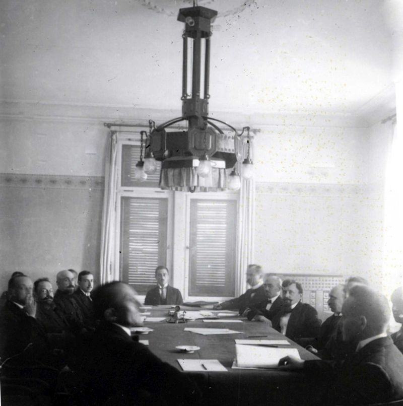Latvijas – Padomju Krievija miera līguma parakstīšana. Rīga, 1920. gada 11. augusts.