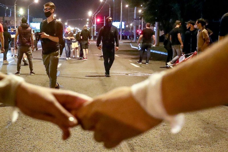 Baltkrievijā notiek protesti pēc prezidenta vēlēšanām