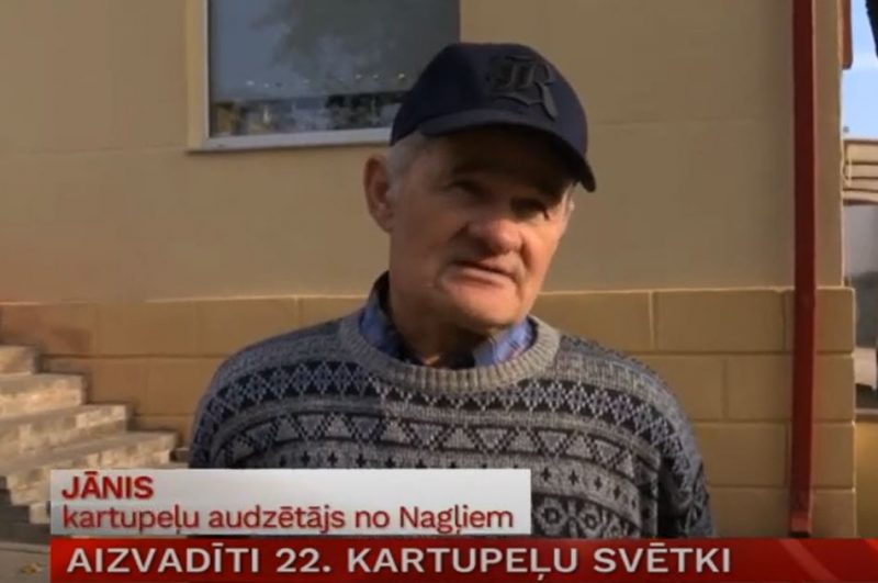 Kartupeļu audzētājs Jānis no Nagļiem.