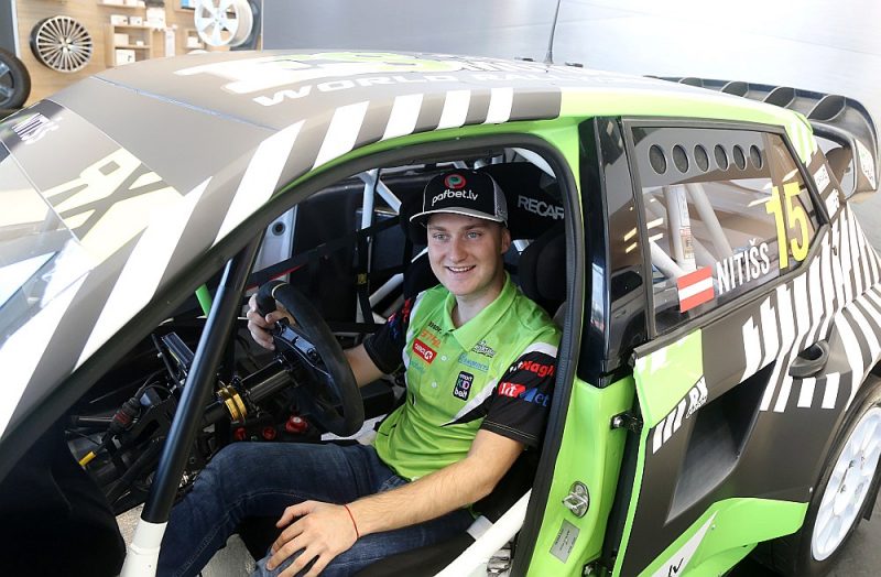 Reinis Nitišs pasaules rallijkrosa čempionāta divos posmos Biķerniekos startēs ar Lietuvas komandas “ES Motorsport” sagatavoto “Škoda Fabia Evo RX” mašīnu.