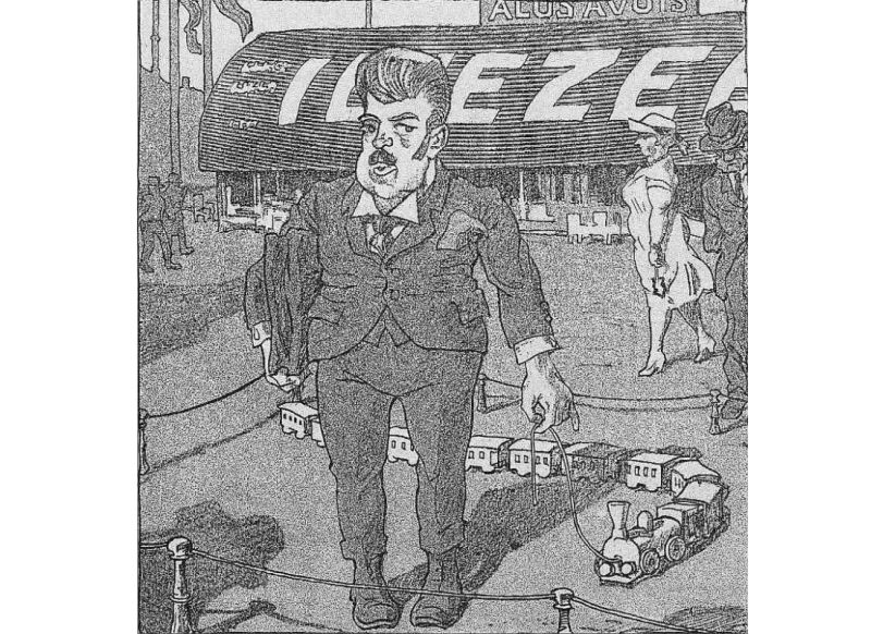 “Svaru” karikatūra par T. Hermanovska lietu.