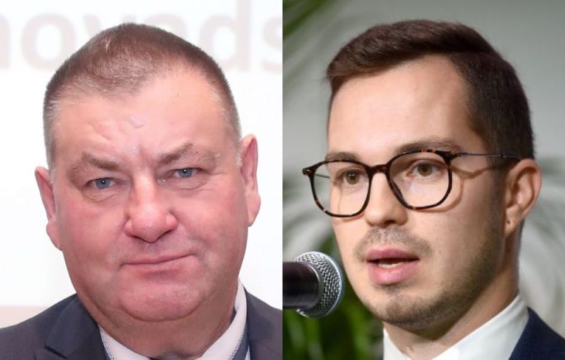 Ziedonis Caune un Artūrs Toms Plešs