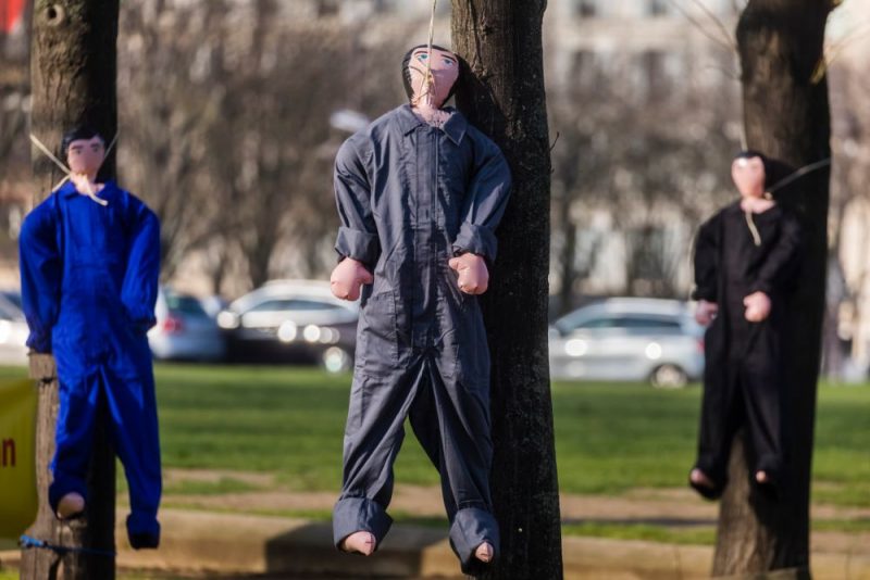 Lauksaimnieku protests Parīzē.